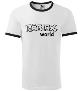 Pánské herní tričko Roblox World bílé