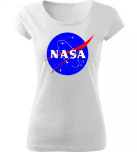Dámské tričko NASA bílé Akce XXL
