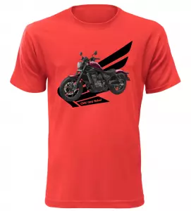 Pánské tričko s motorkou Honda CMX 1100 červené