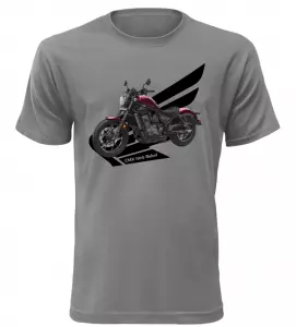 Pánské tričko s motorkou Honda CMX 1100 šedé