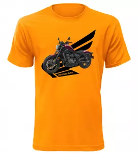 Pánské tričko s motorkou Honda CMX 1100 oranžové