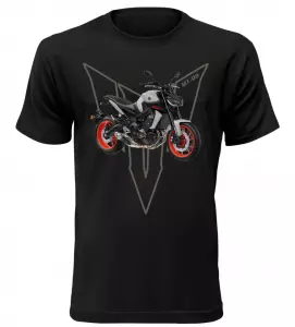 Pánské tričko s motorkou Yamaha MT-09 černé