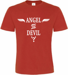 Pánské tričko Angel or Devil