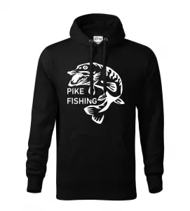 Pánská rybářská mikina Pike Fishing cape černá