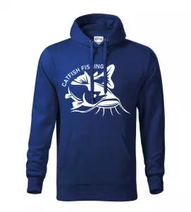 Pánská rybářská mikina Catfish Fishing cape modrá