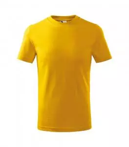 Dětské tričko BASIC žluté