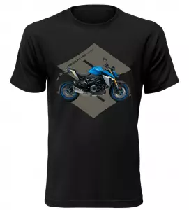 Pánské tričko s motorkou Suzuki GSX-S 1000 černé