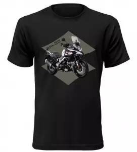 Pánské tričko s motorkou Suzuki V-Storm 1000 černé