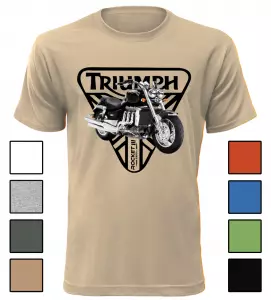 Pánské tričko s motorkou Triumph Rocket 3