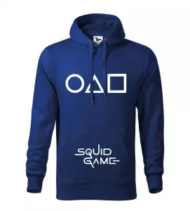 Pánská mikina Hra na oliheň - Squid Game modrá