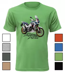 Pánské tričko s motorkou Honda CRF 1100L Africa Twin