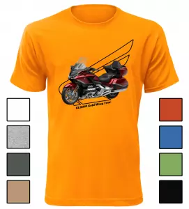 Pánské tričko s motorkou Honda GL1800 Gold Wing Tour