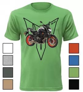 Pánské tričko s motorkou Yamaha MT 07