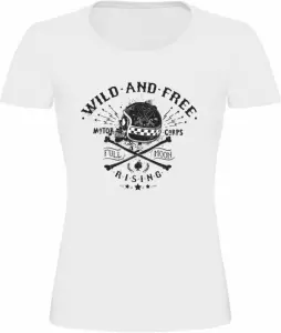 Dámské tričko Wild And Free bílé
