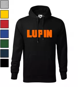 Pánská mikina s nápisem Lupin