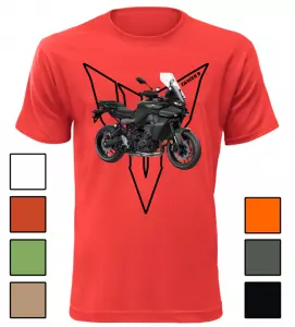 Pánské tričko s motorkou Yamaha Tracer 9
