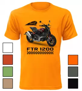 Pánské tričko s motorkou Indian FTR 1200
