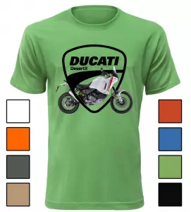 Pánské tričko s motorkou Ducati DesertX