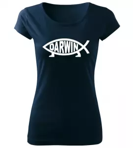 Dámské rybářské tričko Darwin navy