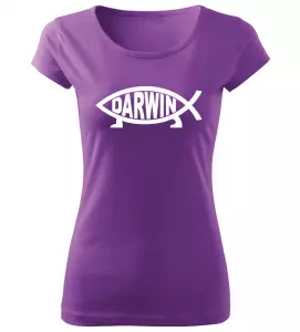 Dámské rybářské tričko Darwin fialové