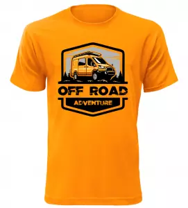 Pánské tričko OFF ROAD ADVENTURE oranžové