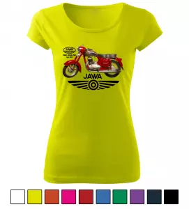 Dámské tričko s motorkou Jawa 250
