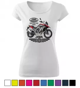 Dámské tričko s motorkou Jawa RVM 500