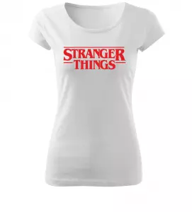 Dámské tričko Stranger Things bílé