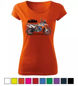 Dámské tričko s motorkou KTM 790 Adventure R