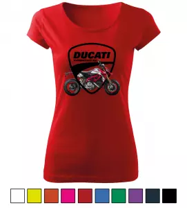 Dámské tričko s motorkou Ducati Hypermotard