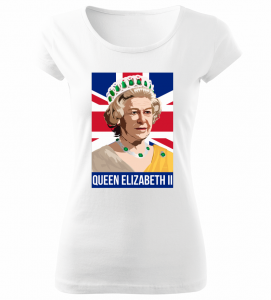 Dámské tričko s Alžbětou II. limitovaná edice