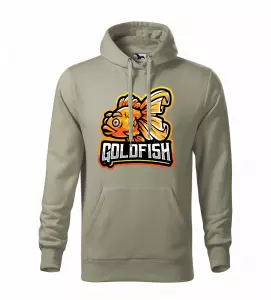 Pánská rybářská mikina Gold Fish světlá khaki