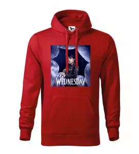 Pánská mikina Wednesday červená