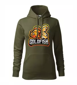 Dámská rybářská mikina Gold Fish military