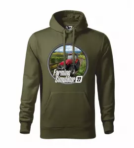 Pánská mikina Farming Simulator 22 cape military