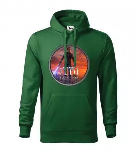 Pánská mikina Star Wars Jedi Survivor zelená