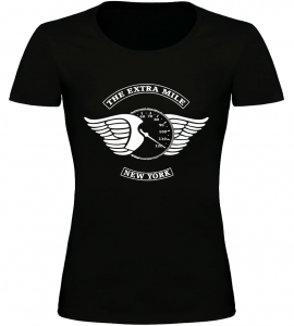 Dámské motorkářské tričko The Extra Mile černé