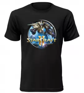 Tričko pro hráče Starcraft 2 Legacy černé