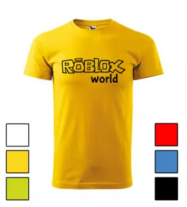 Pánské a dětské herní tričko Roblox World