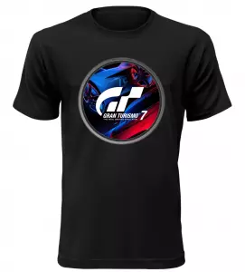 Herní tričko Gran Turismo 7 černé