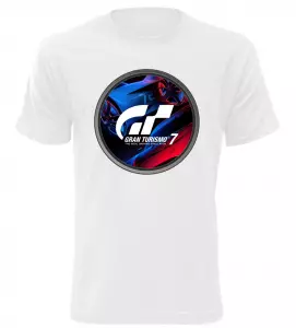 Herní tričko Gran Turismo 7 bílé