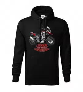 Pánská motorkářská mikina JAWA RVM 500 černá