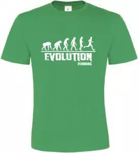 Pánské tričko Evolution Running zelené