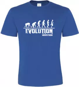 Pánské tričko Evolution Marathon modré