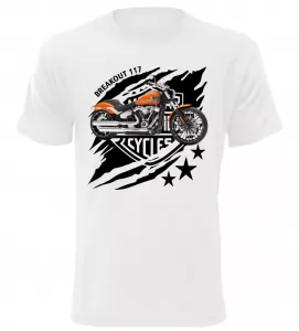 Pánské tričko Harley Davidson BREAKOUT 117 bílé