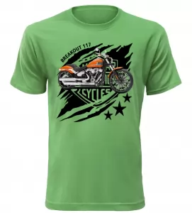 Pánské tričko Harley Davidson BREAKOUT 117 zelené