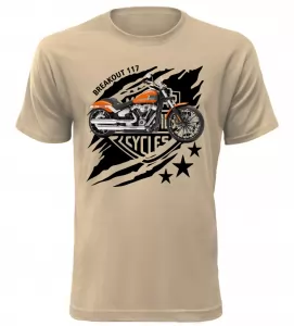 Pánské tričko Harley Davidson BREAKOUT 117 pískové