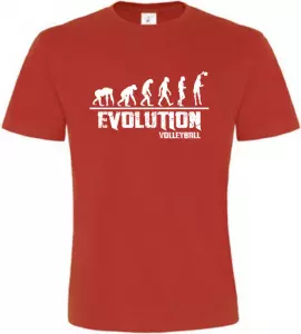 Pánské tričko Evolution Volleyball červené