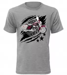 Pánské tričko Harley Davidson ELECTRA GLIDE HIGHWAY KING melírové