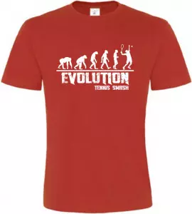 Pánské tričko Evolution Tennis Smash červené